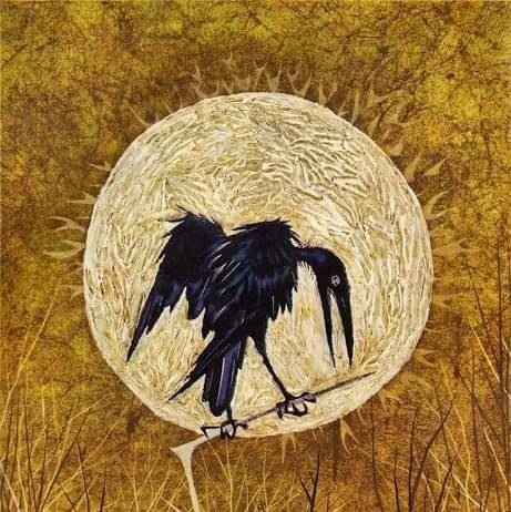 ‘Crow in Moonlight’ (月光のカラス)